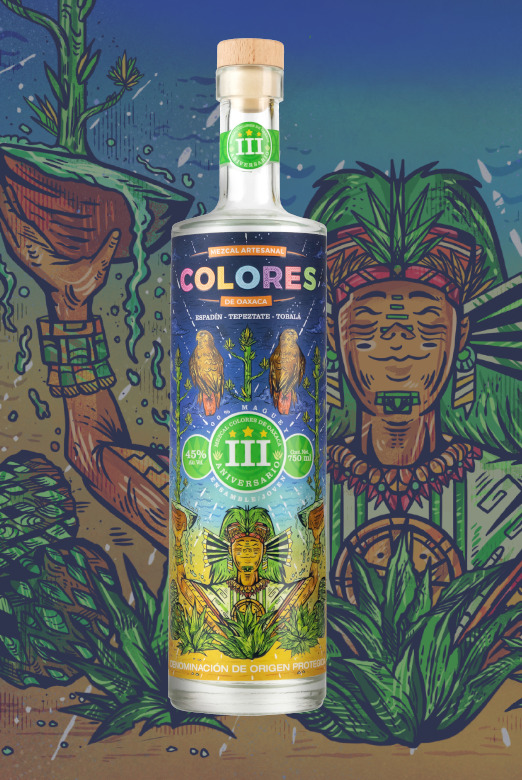 Mezcal Colores Botella Aniversario